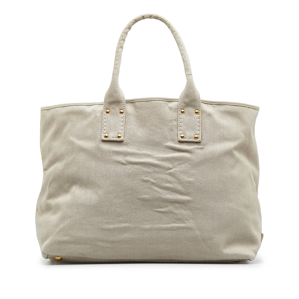 PRADA Canapa Logo Tote Tote Bag - Picture 3 of 10